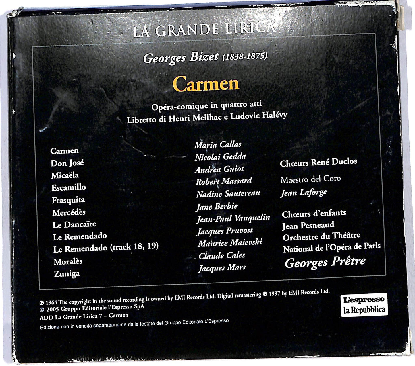 EBOND Georges Bizet - Carmen EDITORIALE DIGIPACK CD CD119414