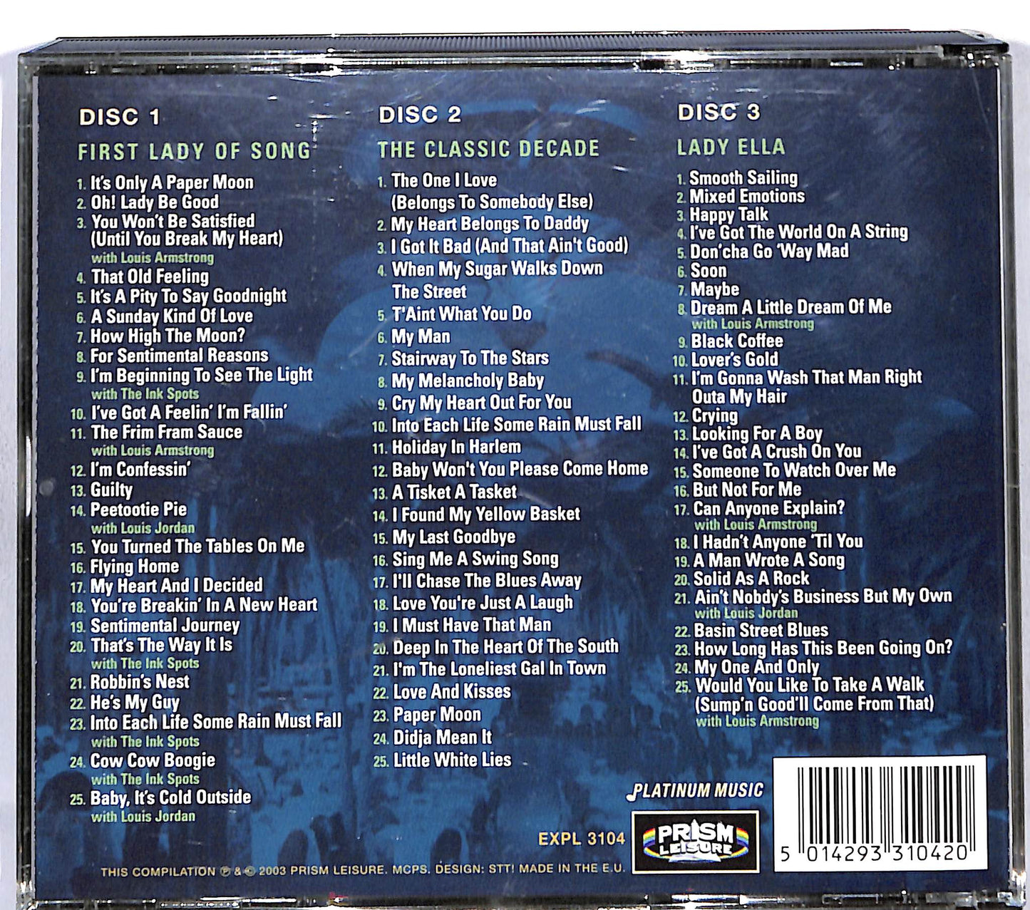 EBOND Ella Fitzgerald - 75 Original Recordings CD CD119415