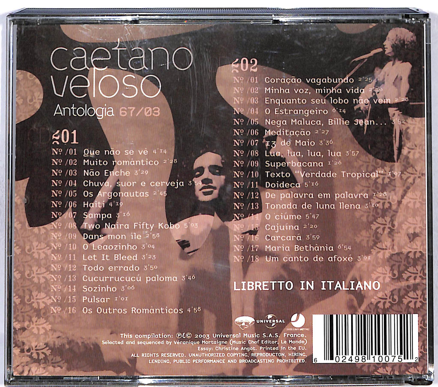 EBOND Caetano Veloso - Antologia 67/03 CD CD119422