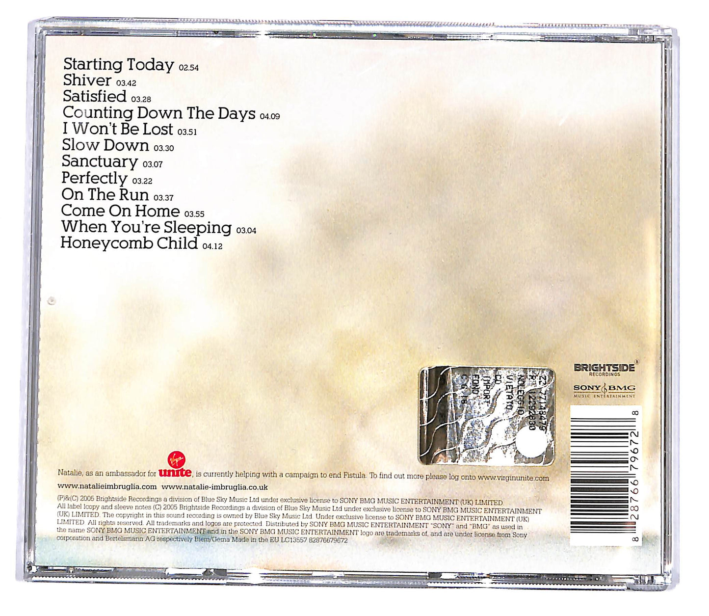 EBOND Natalie Imbruglia - Counting Down The Days CD CD119530