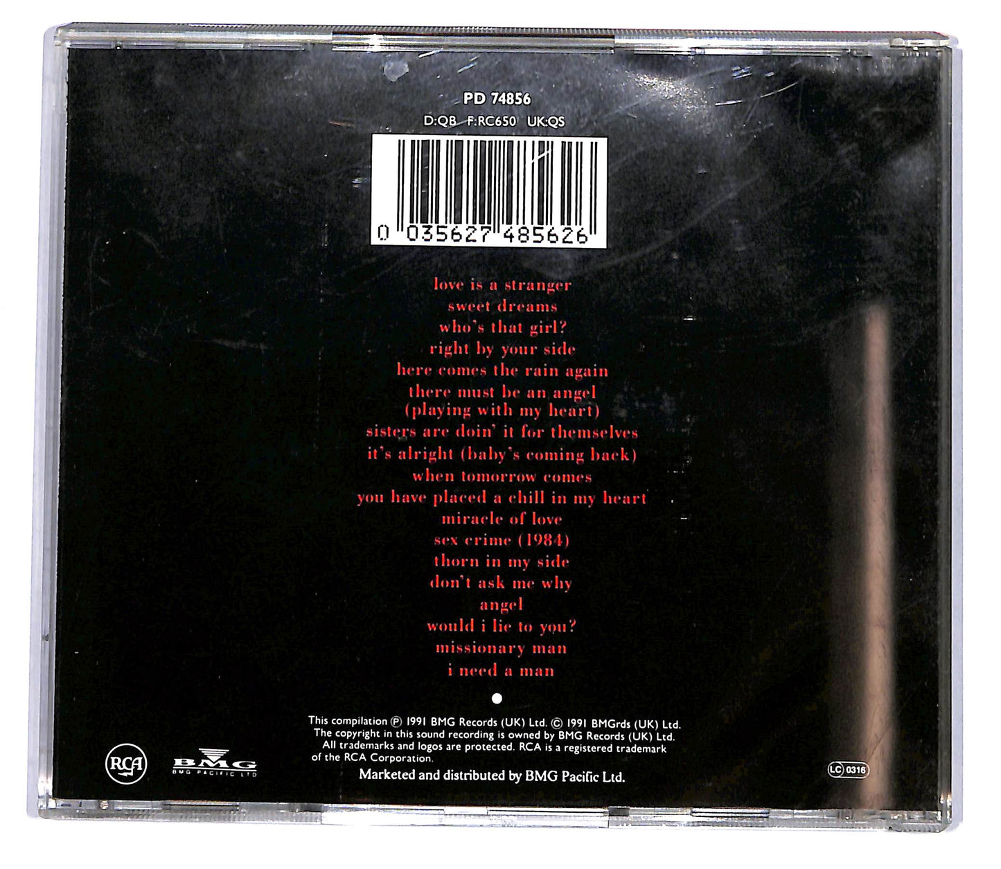 EBOND Eurythmics - Greatest Hits CD CD119545