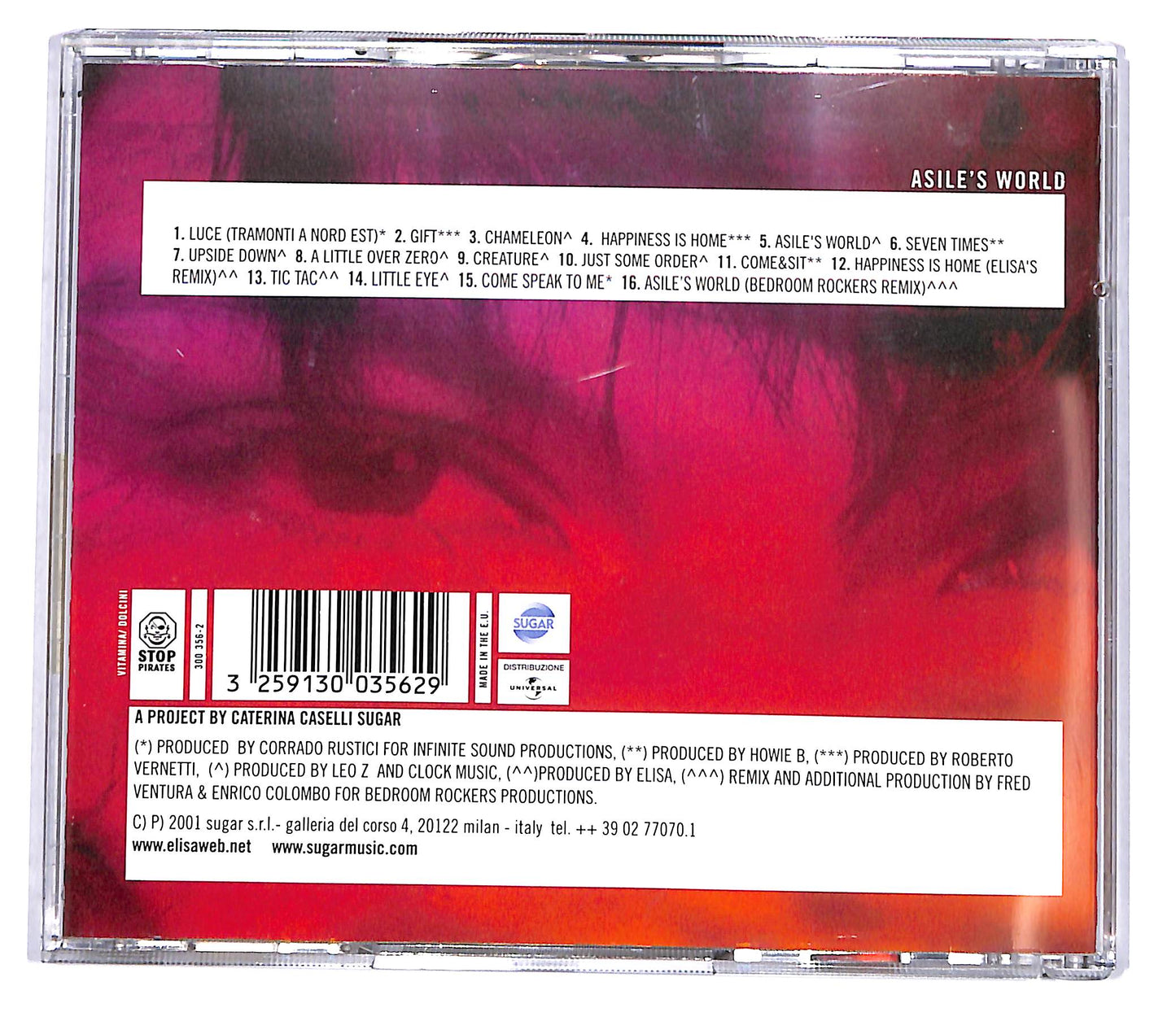 EBOND Elisa - Asile's World CD CD119560