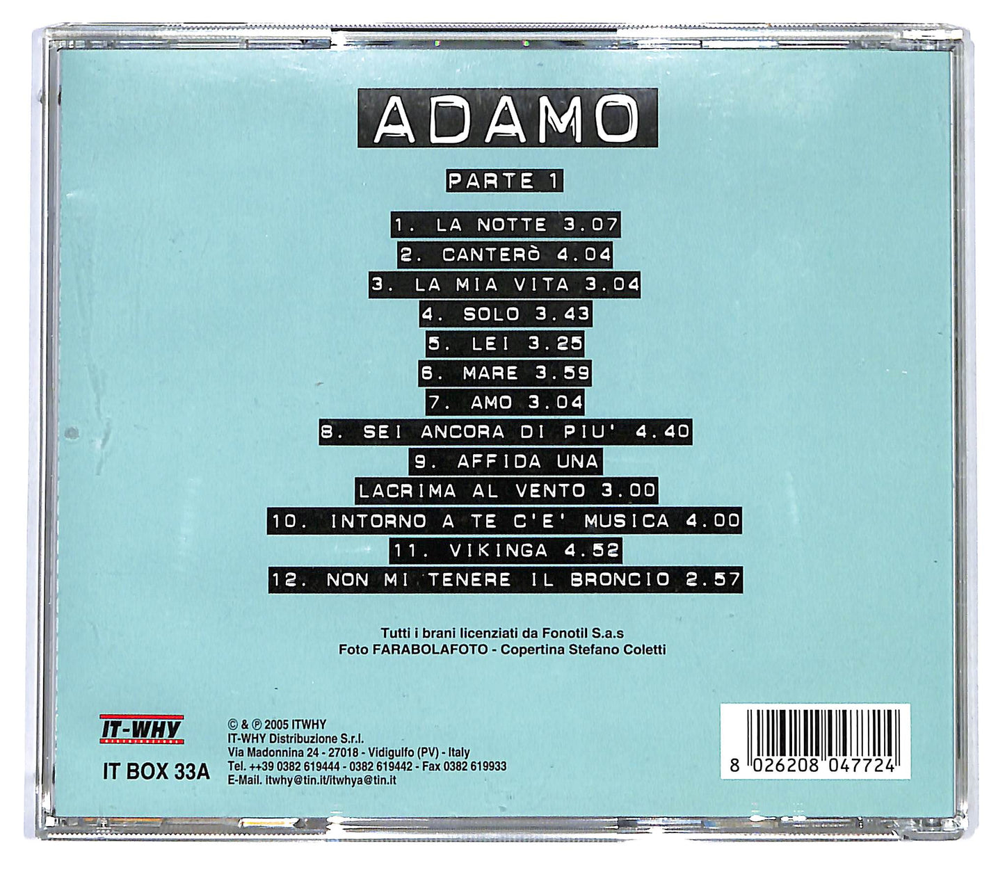 EBOND Adamo - Parte 1 CD CD119626