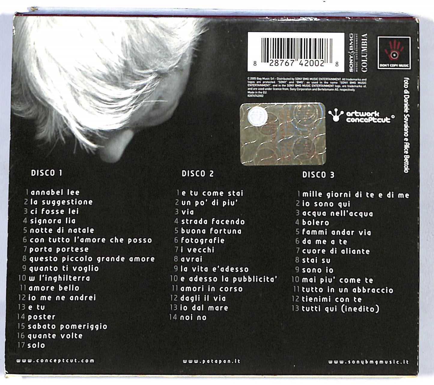 EBOND Claudio Baglioni - Tutti Qui - Collezione Dal 1967 Al 2005 CD CD119634