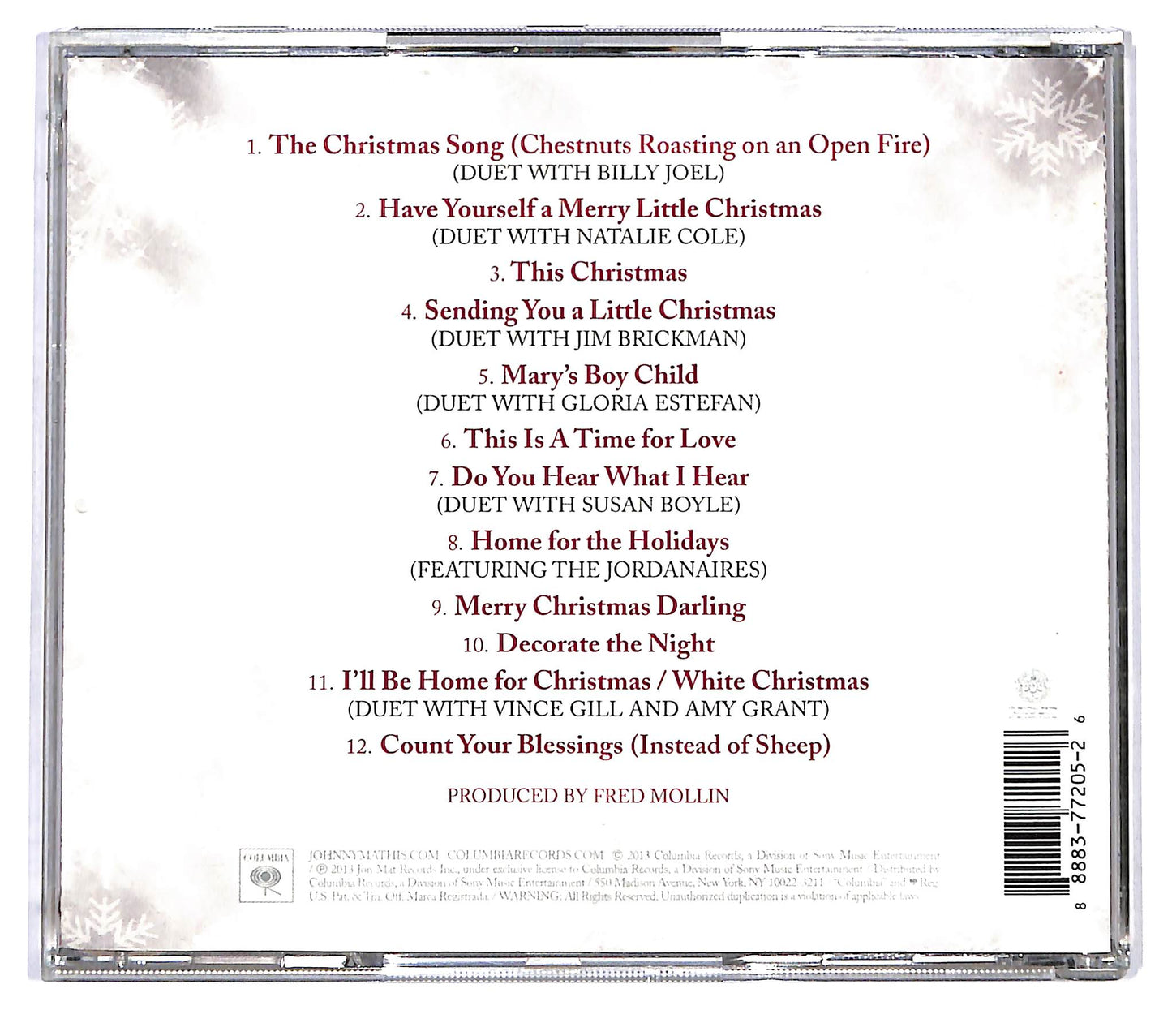 EBOND Johnny Mathis - Sending You A Little Christmas CD CD119646