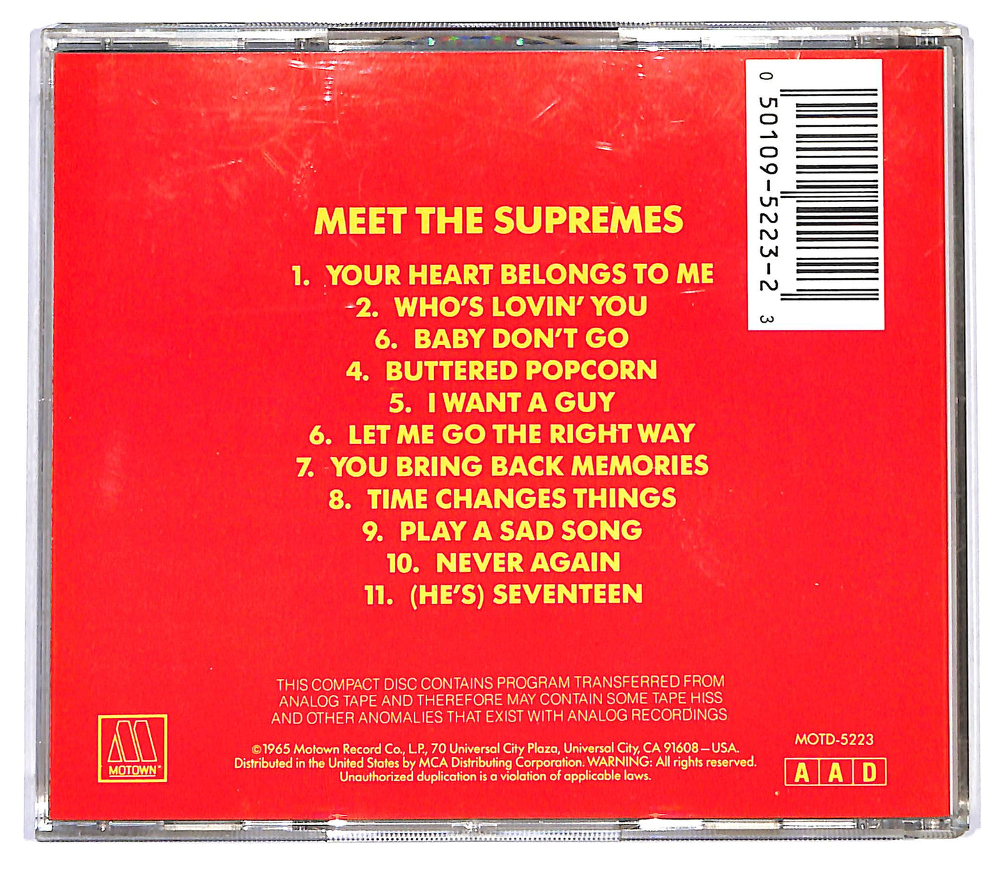 EBOND The Supremes - Meet The Supremes CD CD119648