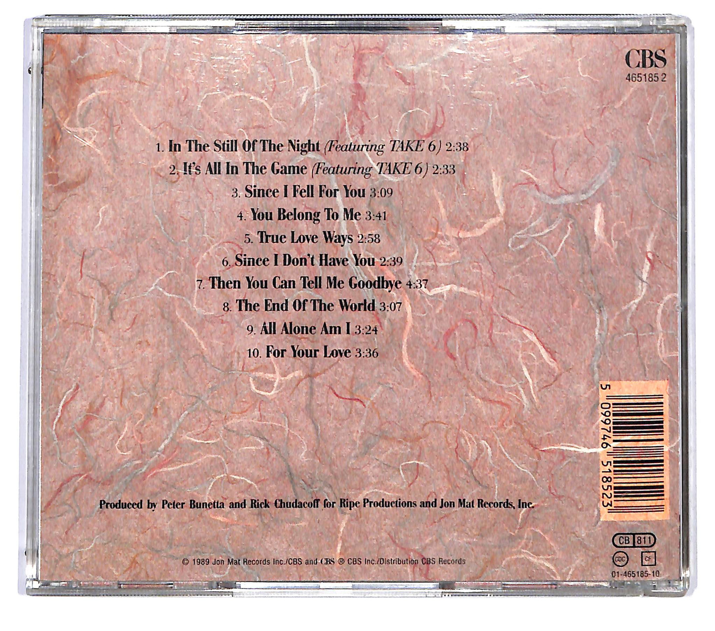 EBOND Johnny Mathis - In The Still Of The Night CD CD119650