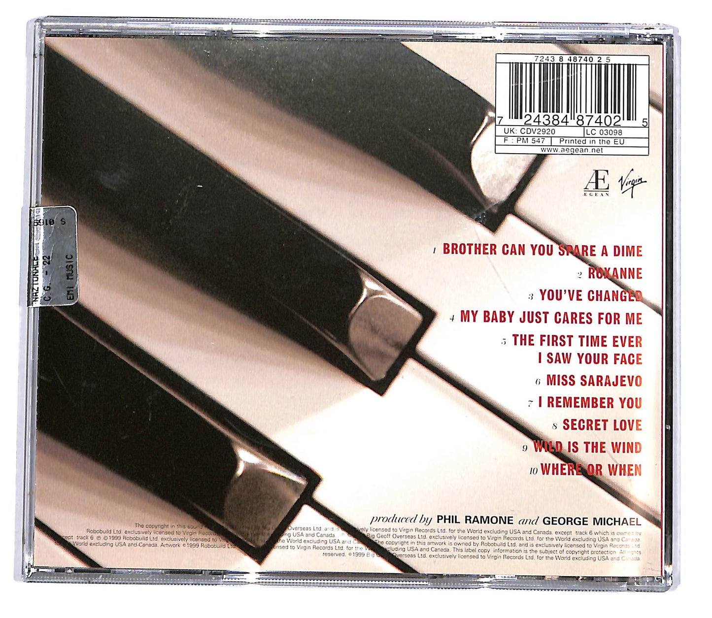 EBOND George Michael - Songs From The Last Century CD CD119712