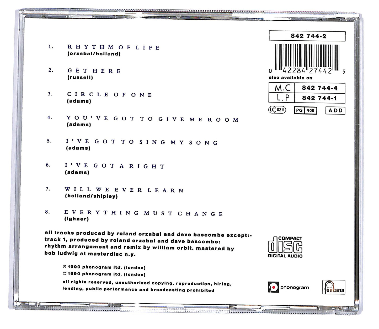 EBOND Oleta Adams - Circle Of One CD CD119727