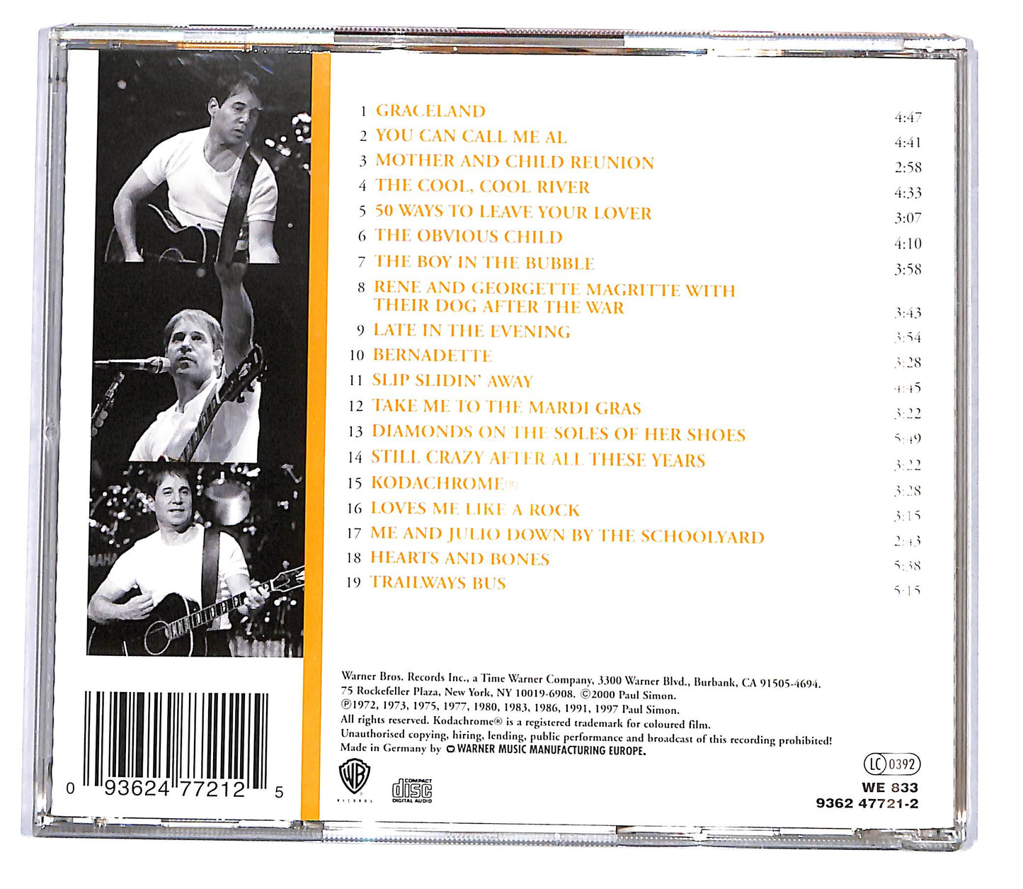 EBOND Paul Simon - Greatest Hits - Shining Like A National Guitar CD CD119743