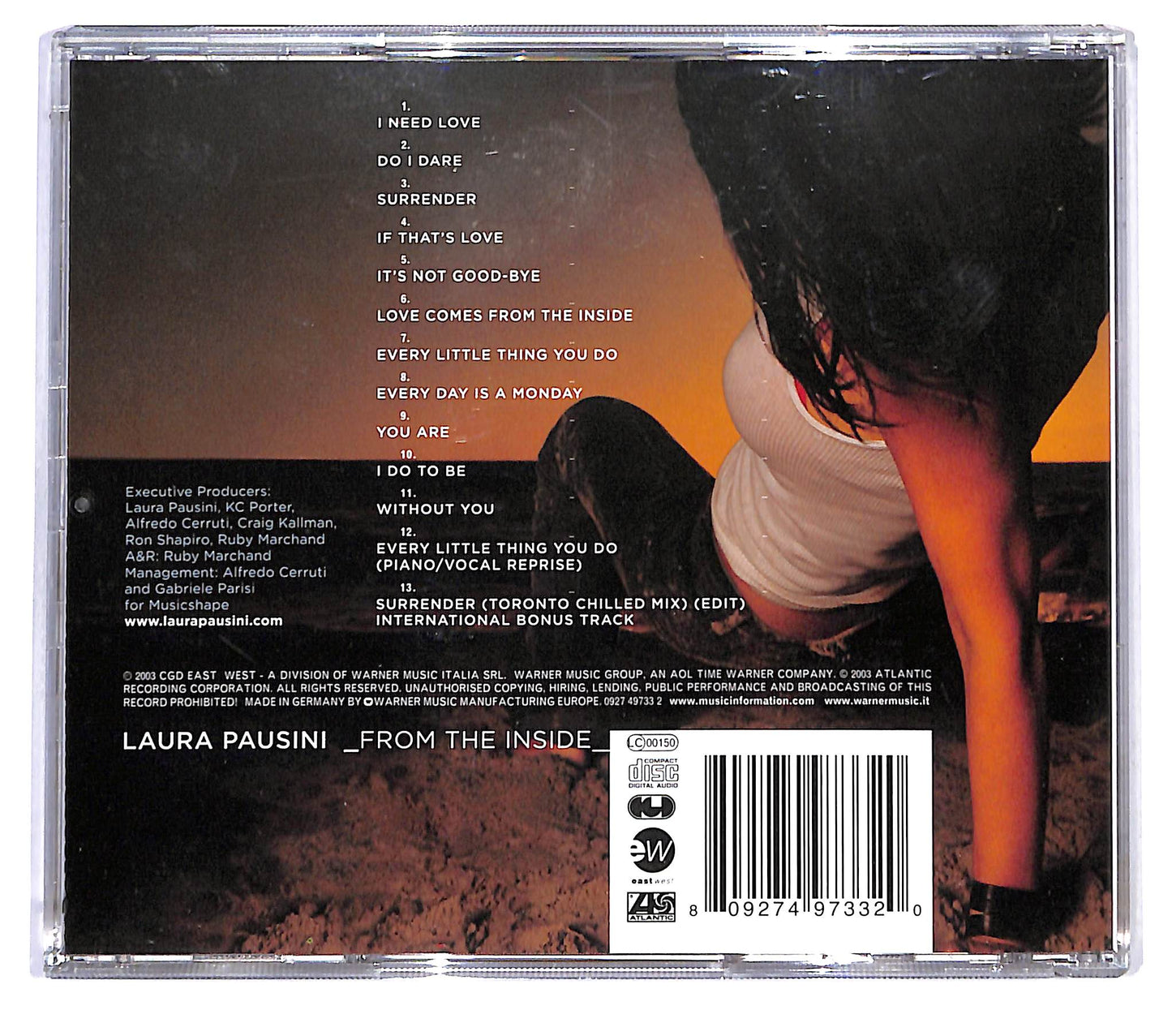 EBOND Laura Pausini - From The Inside CD CD119917