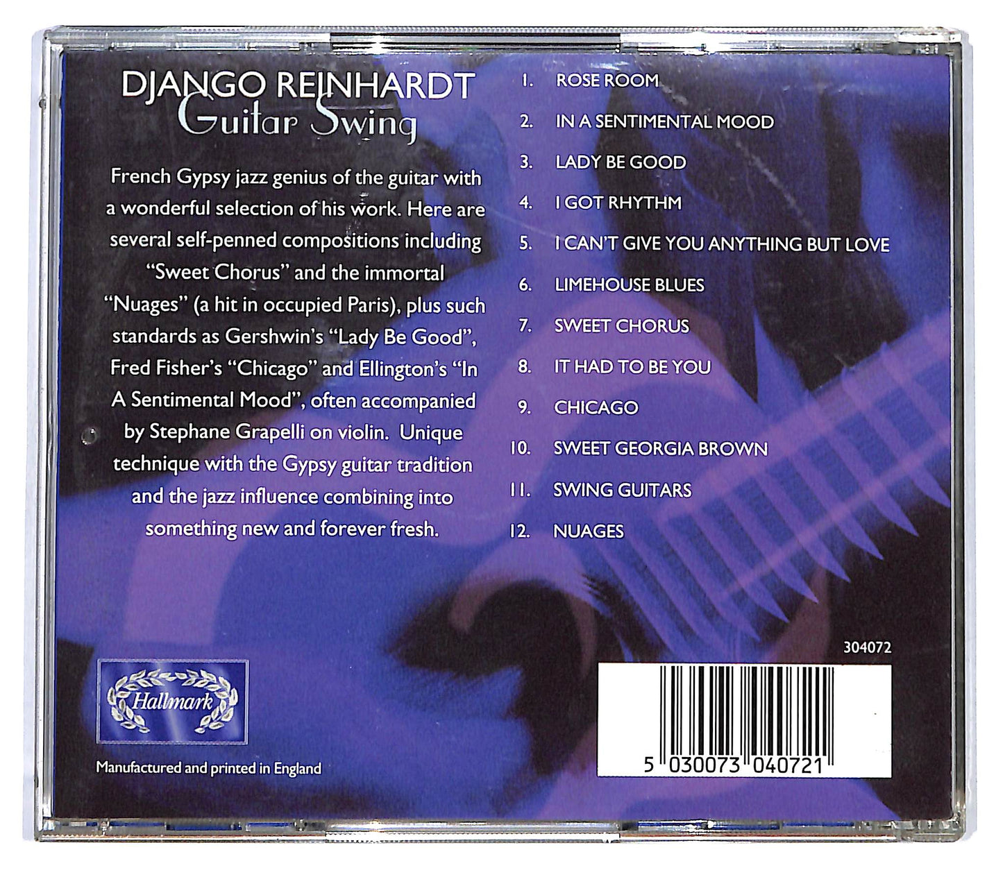 EBOND Django Reinhardt - Guitar Swing CD CD119922
