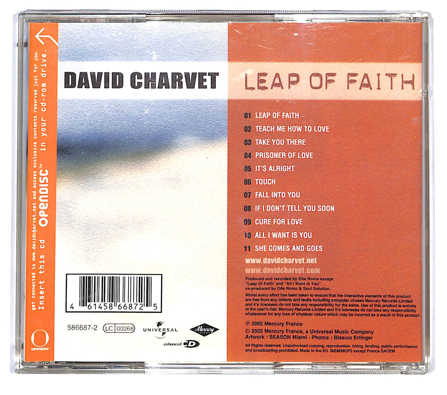 EBOND David Charvet - Leap Of Faith CD CD119944