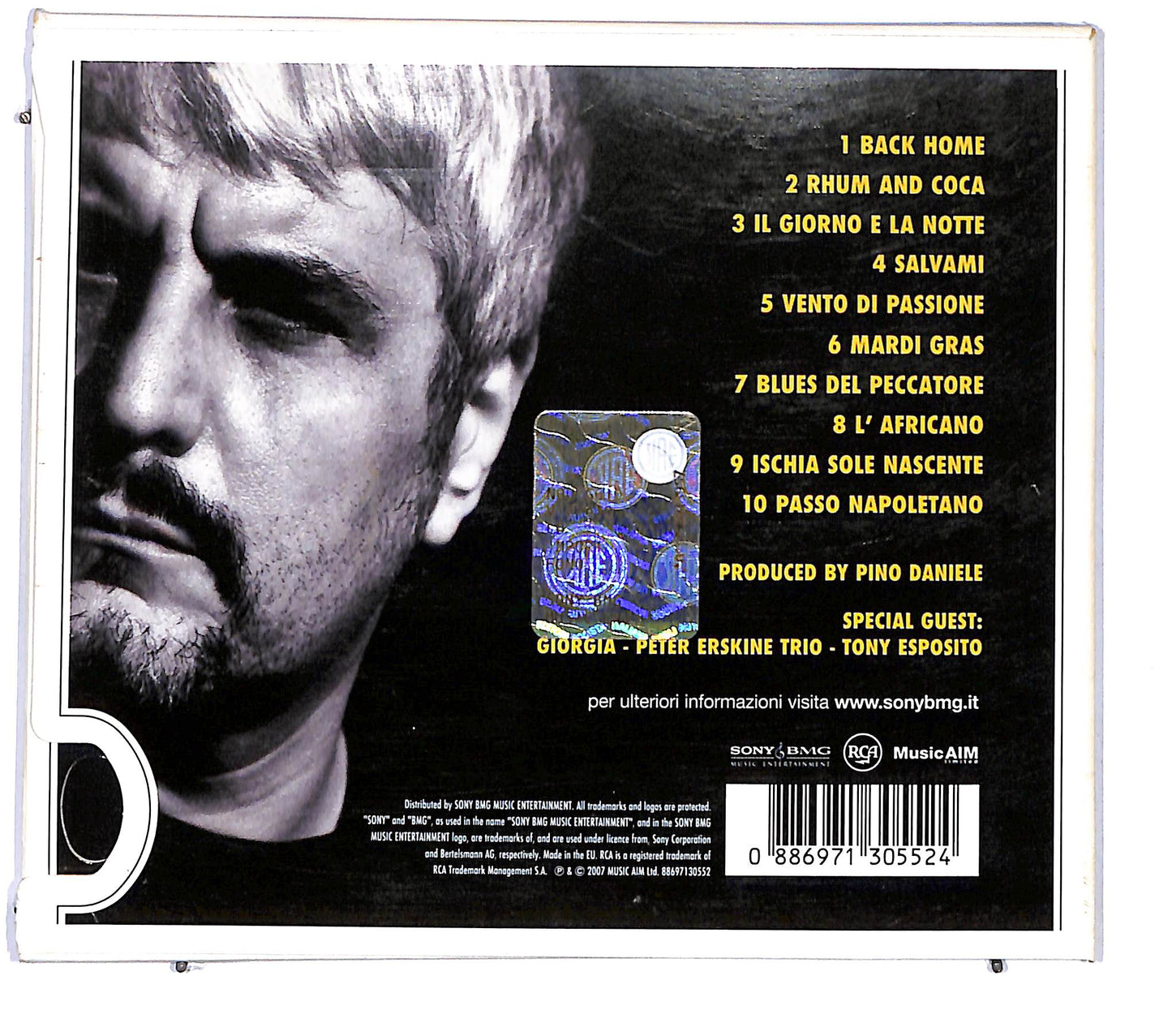 EBOND Pino Daniele - Il Mio Nome E Pino Daniele E Vivo Qui DIGIPACK CD CD119962