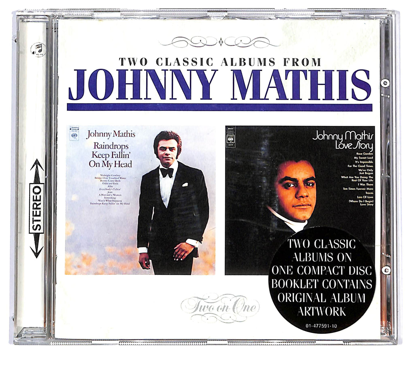 EBOND Johnny Mathis - Raindrops Keep Fallin' On My Head / Love Story CD CD120048