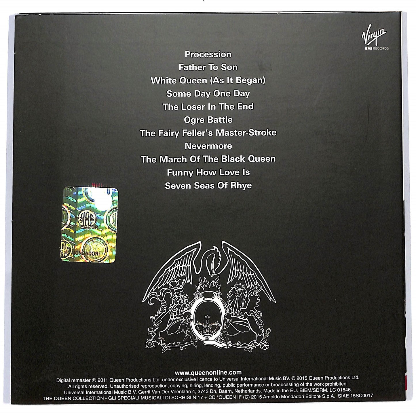 EBOND Queen - Queen II EDITORIALE CD CD120066