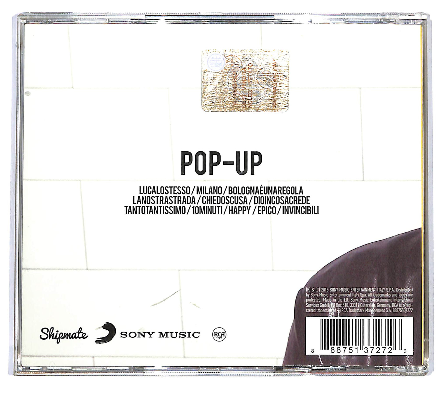 EBOND Luca Carboni - Pop-up CD CD120128