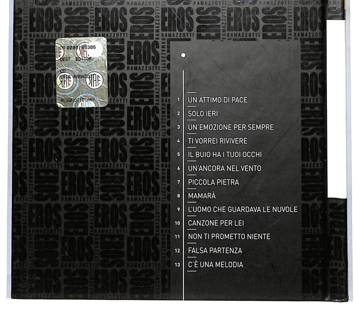 EBOND Eros Ramazzotti - 9 DIGIPACK EDITORIALE CD CD120152