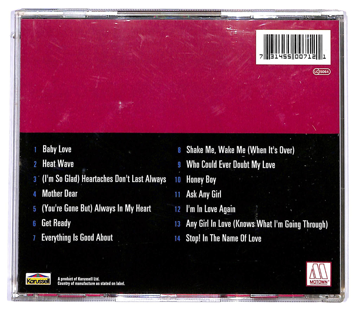 EBOND Diana Ross & The Supremes - Stop! In The Name Of Love CD CD120205