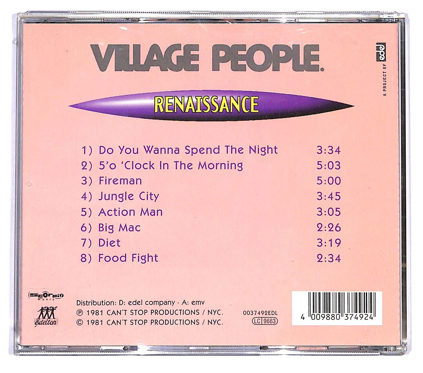 EBOND Village People - Renaissance CD CD120210