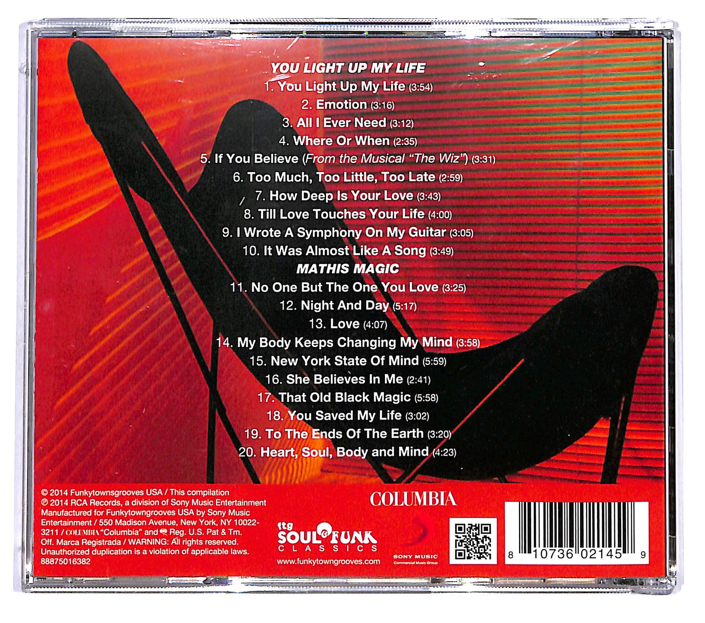 EBOND Johnny Mathis - You Light Up My Life / Mathis Magic CD CD120217