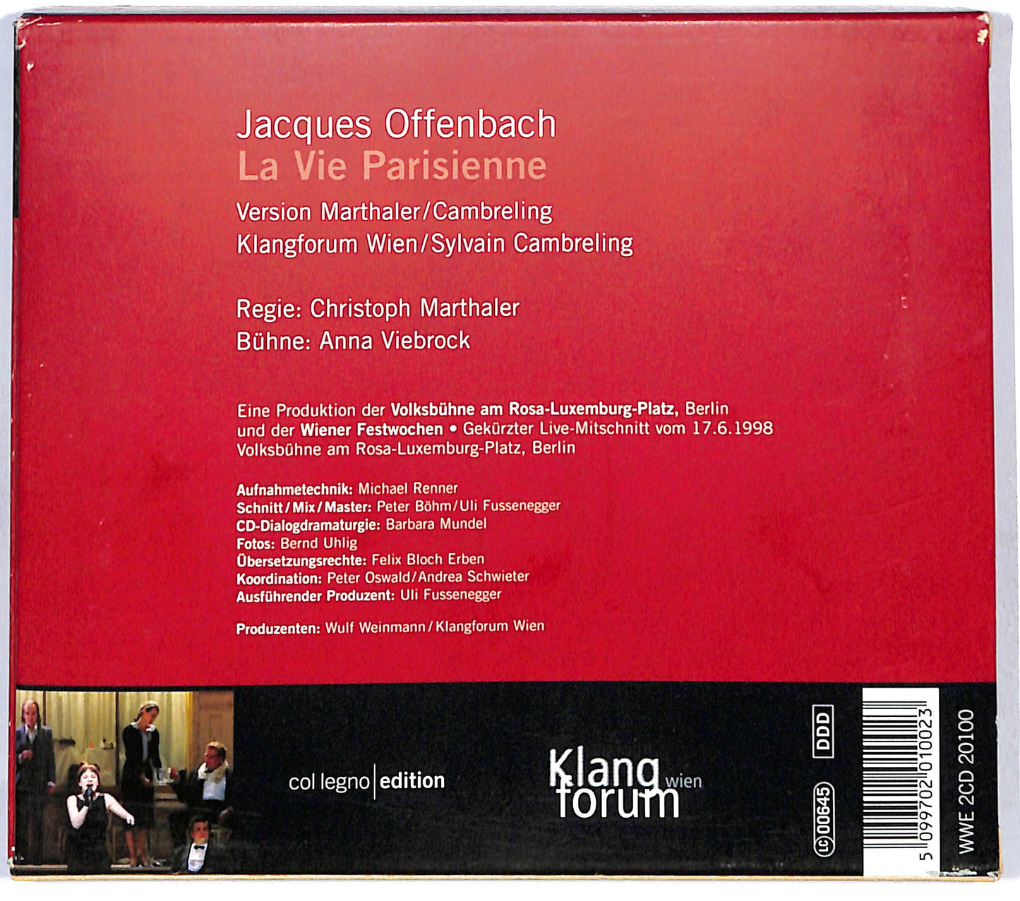 EBOND Jacques Offenbach - La Vie Parisienne CD CD120408