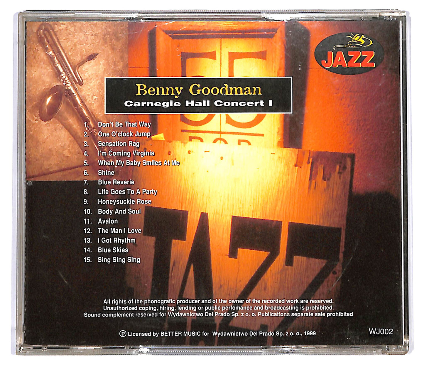 EBOND Benny Goodman - Carnegie Hall Jazz Concert I CD CD120520