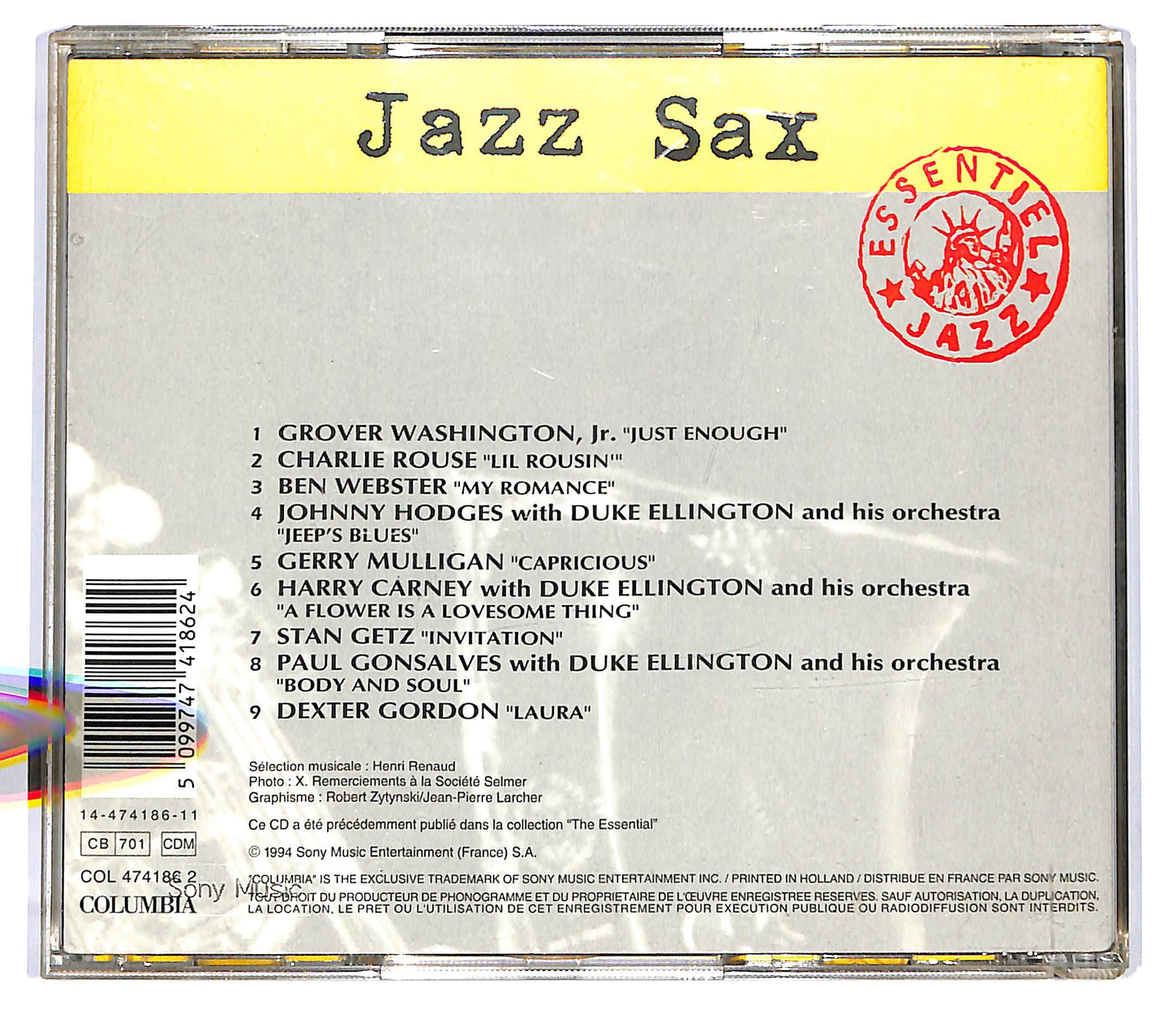 EBOND Various - Jazz Sax CD CD120529
