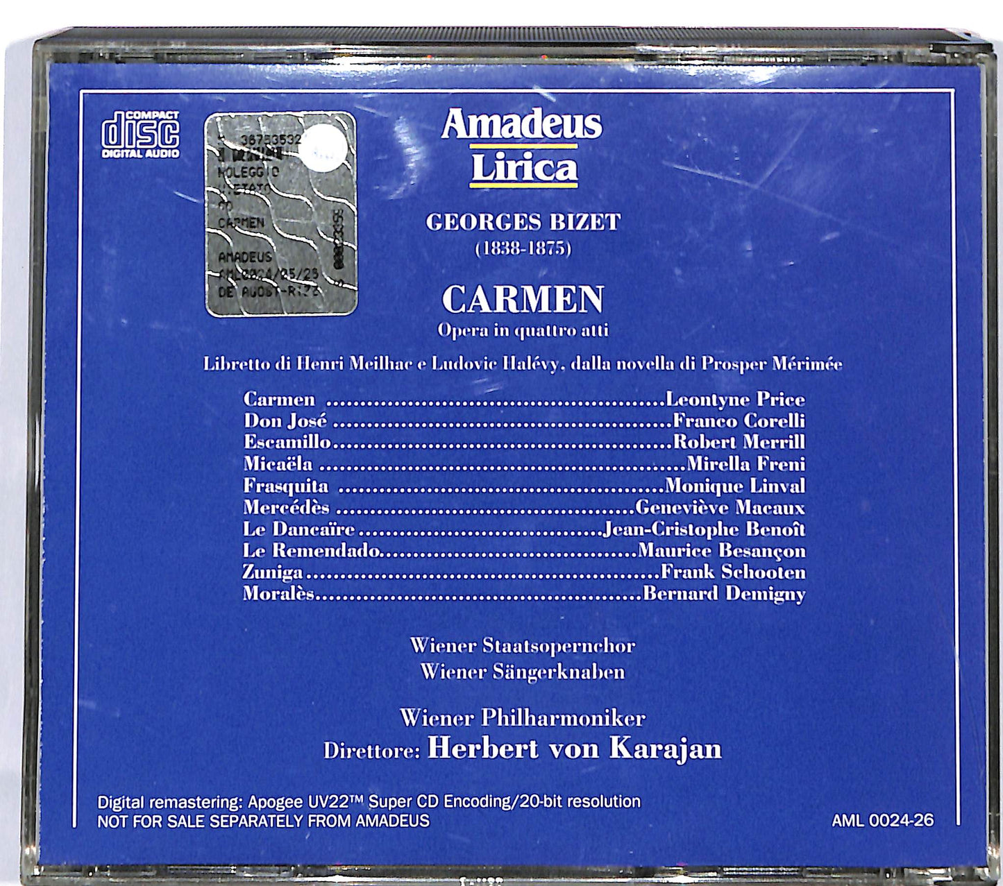 EBOND Bizet - Carmen - Herbert Von Karajan CD CD120558