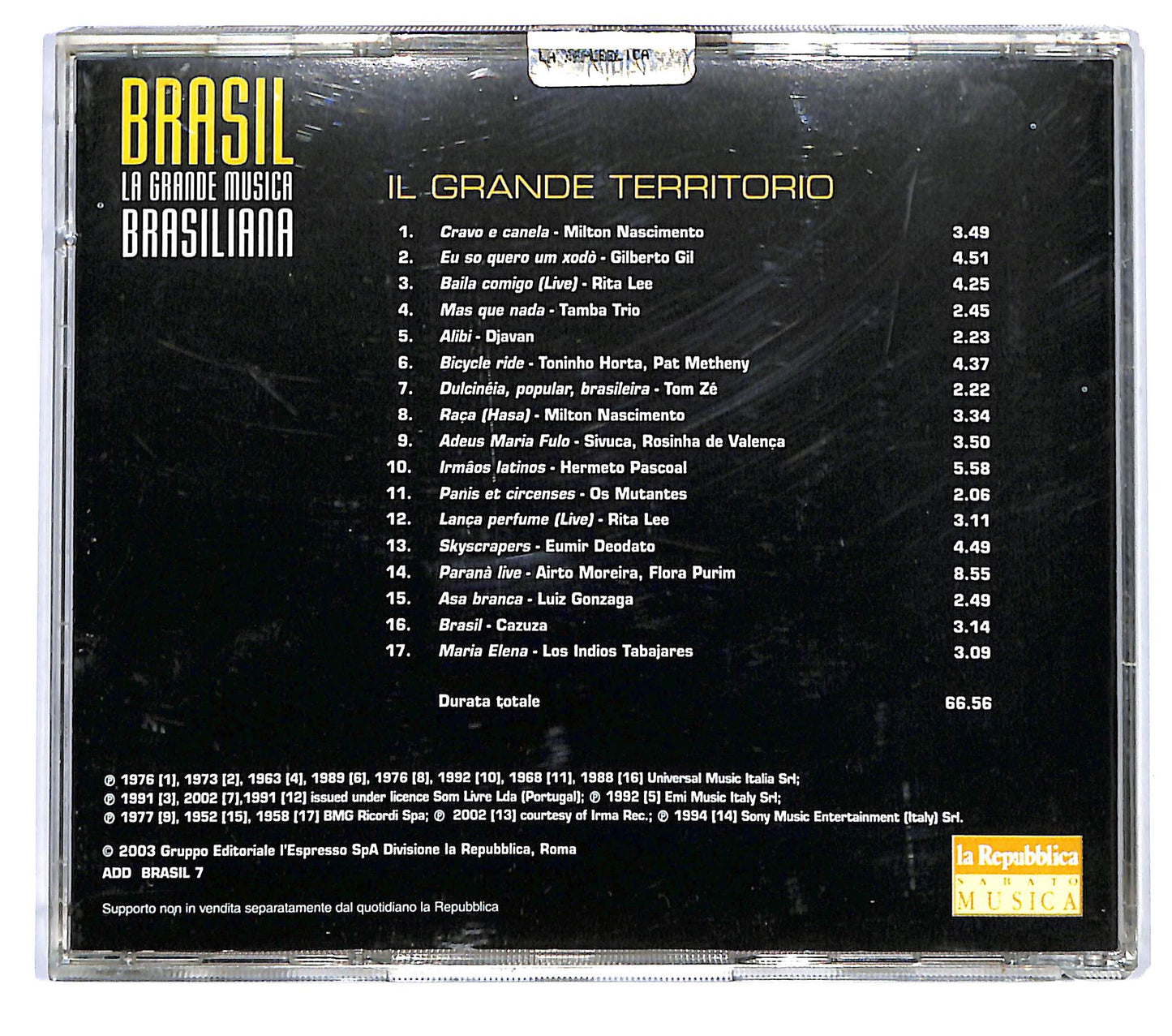 EBOND Various - Brasil - 7 Il Grande Territorio EDITORIALE CD CD120614