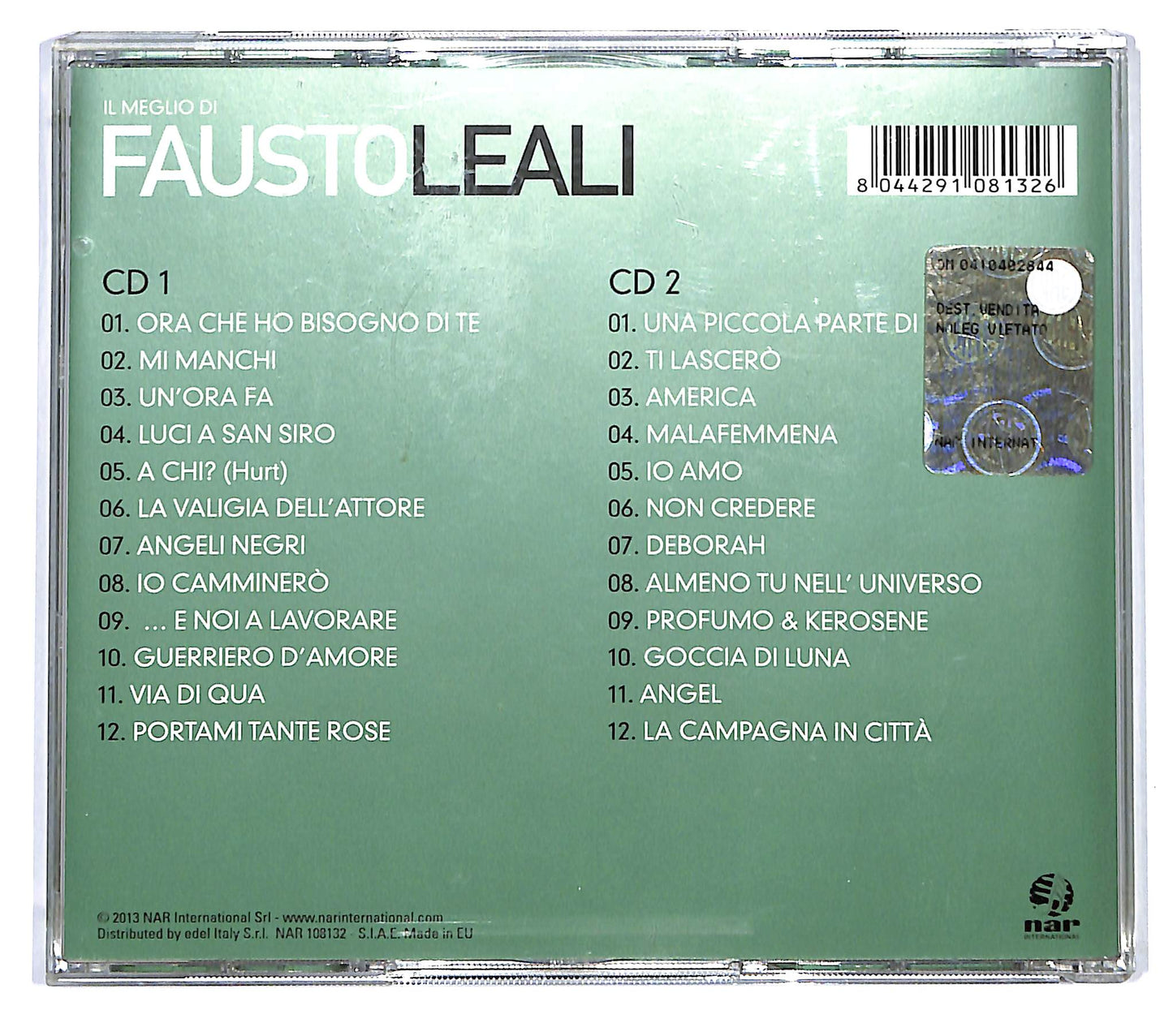 EBOND Il Meglio di Fausto Leali CD CD120623