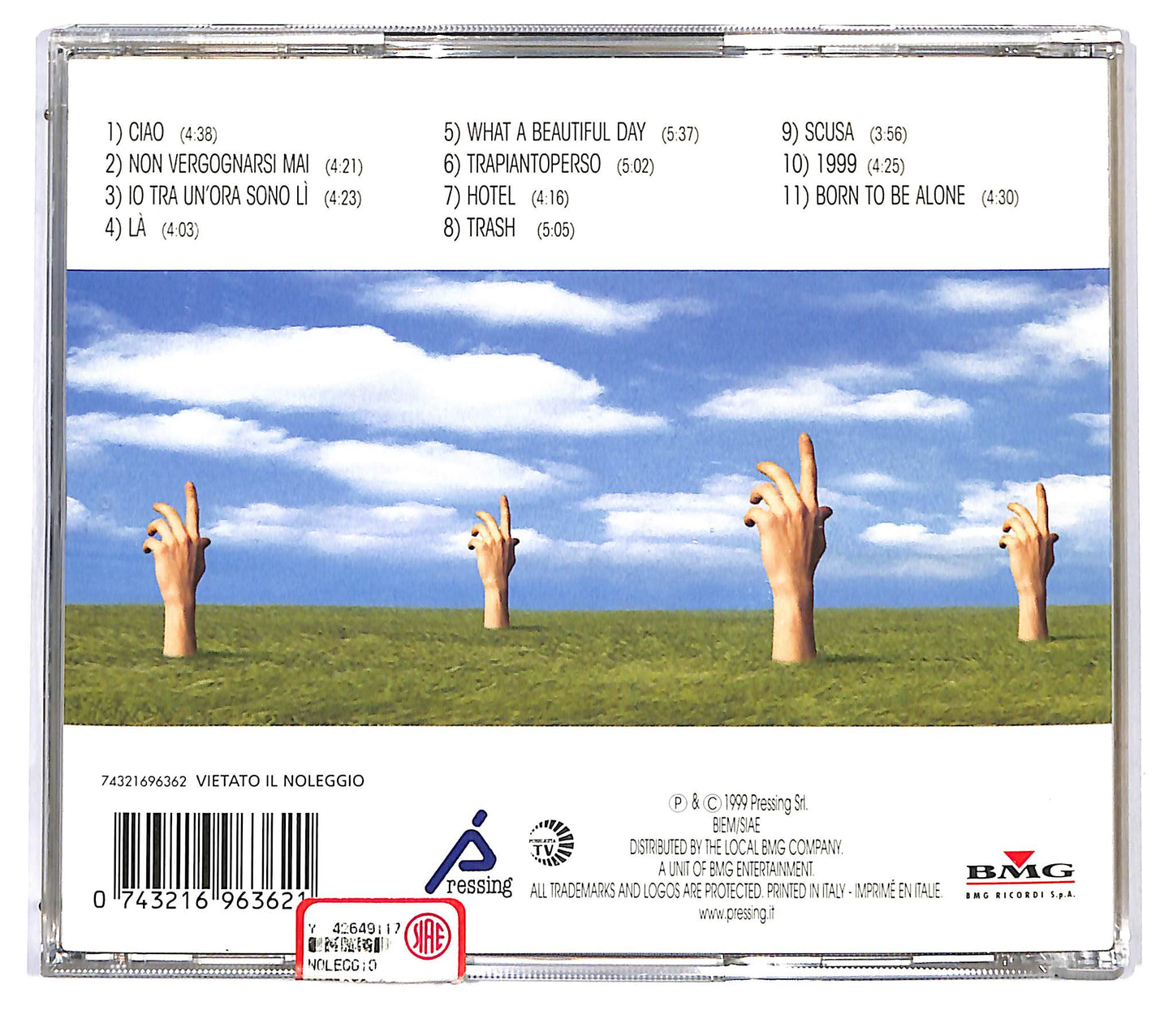 EBOND Lucio Dalla - Ciao CD CD120655