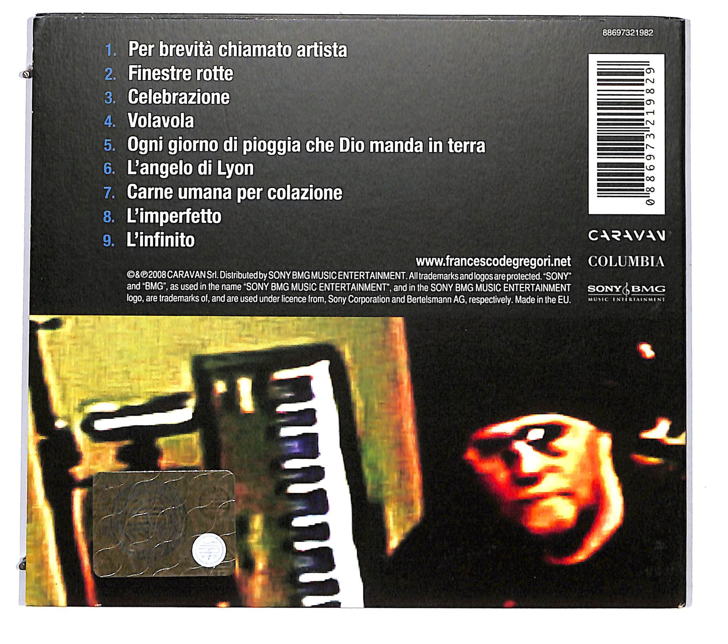 EBOND Francesco De Gregori - Per Brevita Chiamato Artista DIGIPACK CD CD120660