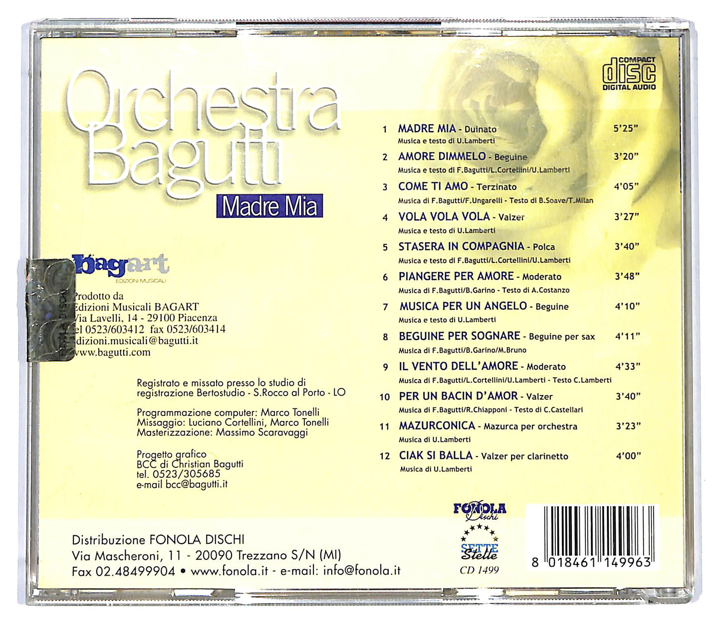 EBOND Orchestra Bagutti - Madre Mia CD CD120711