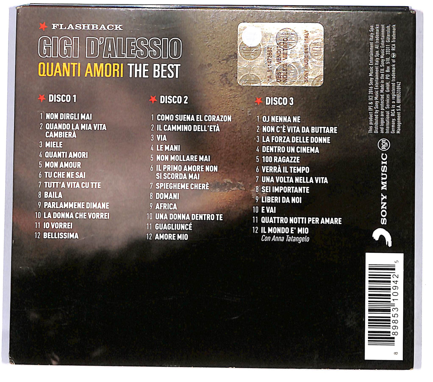 EBOND Gigi D'Alessio - Quanti Amori The Best DIGIPACK CD CD120755