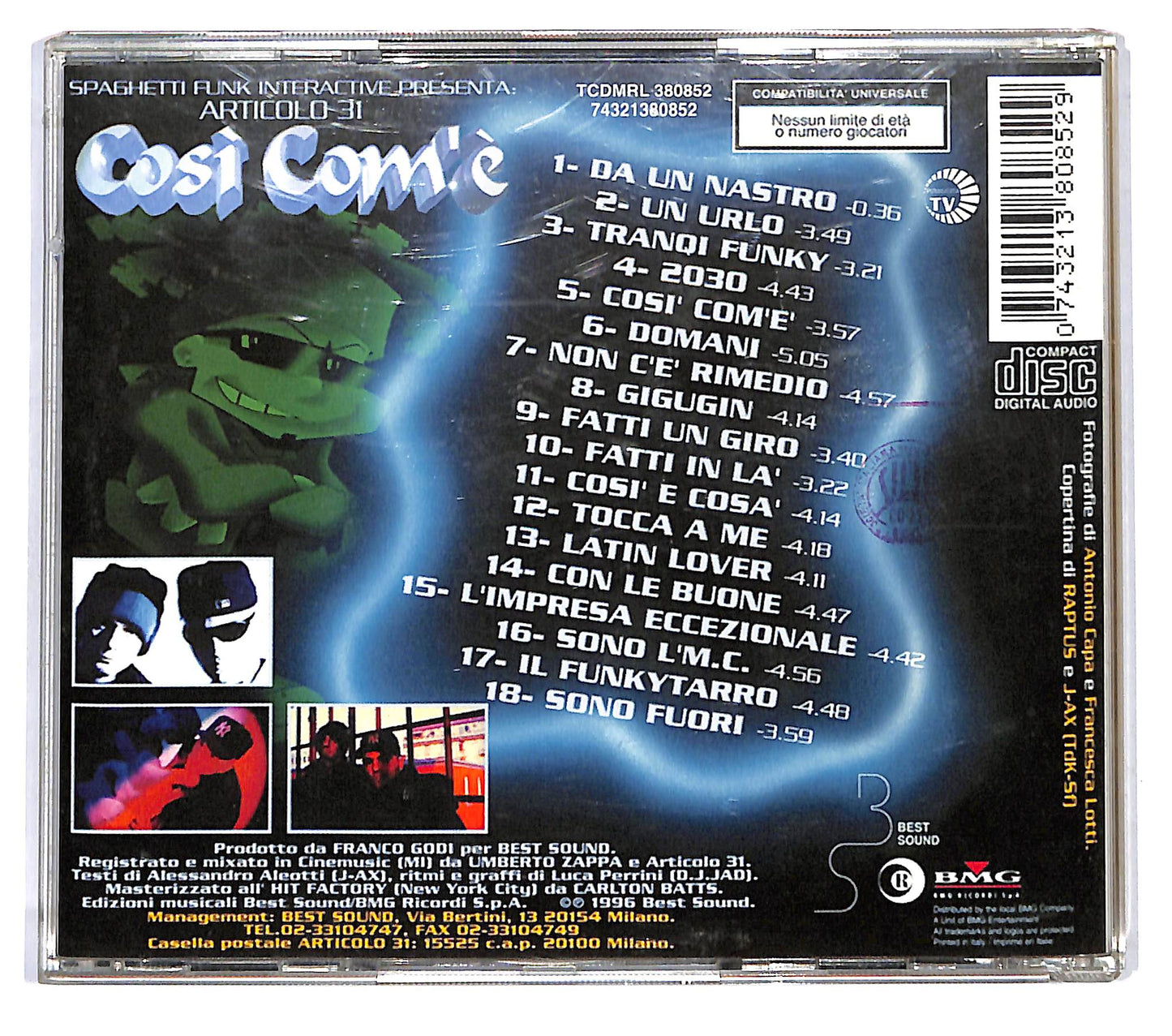 EBOND Articolo 31 - Cosi Com'E CD CD120817