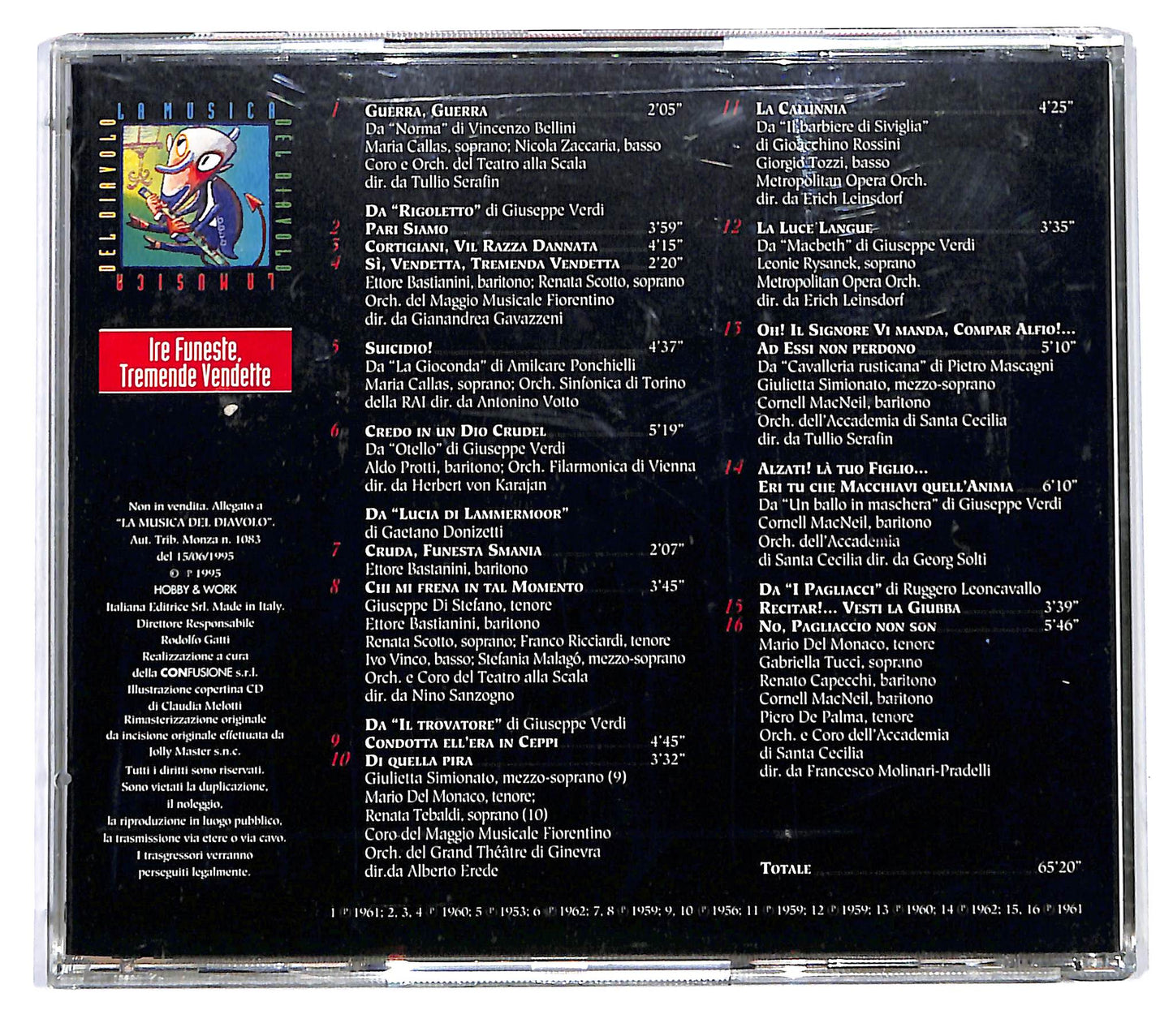 EBOND Various - Ire Funeste, Tremende Vendette EDITORIALE CD CD120826