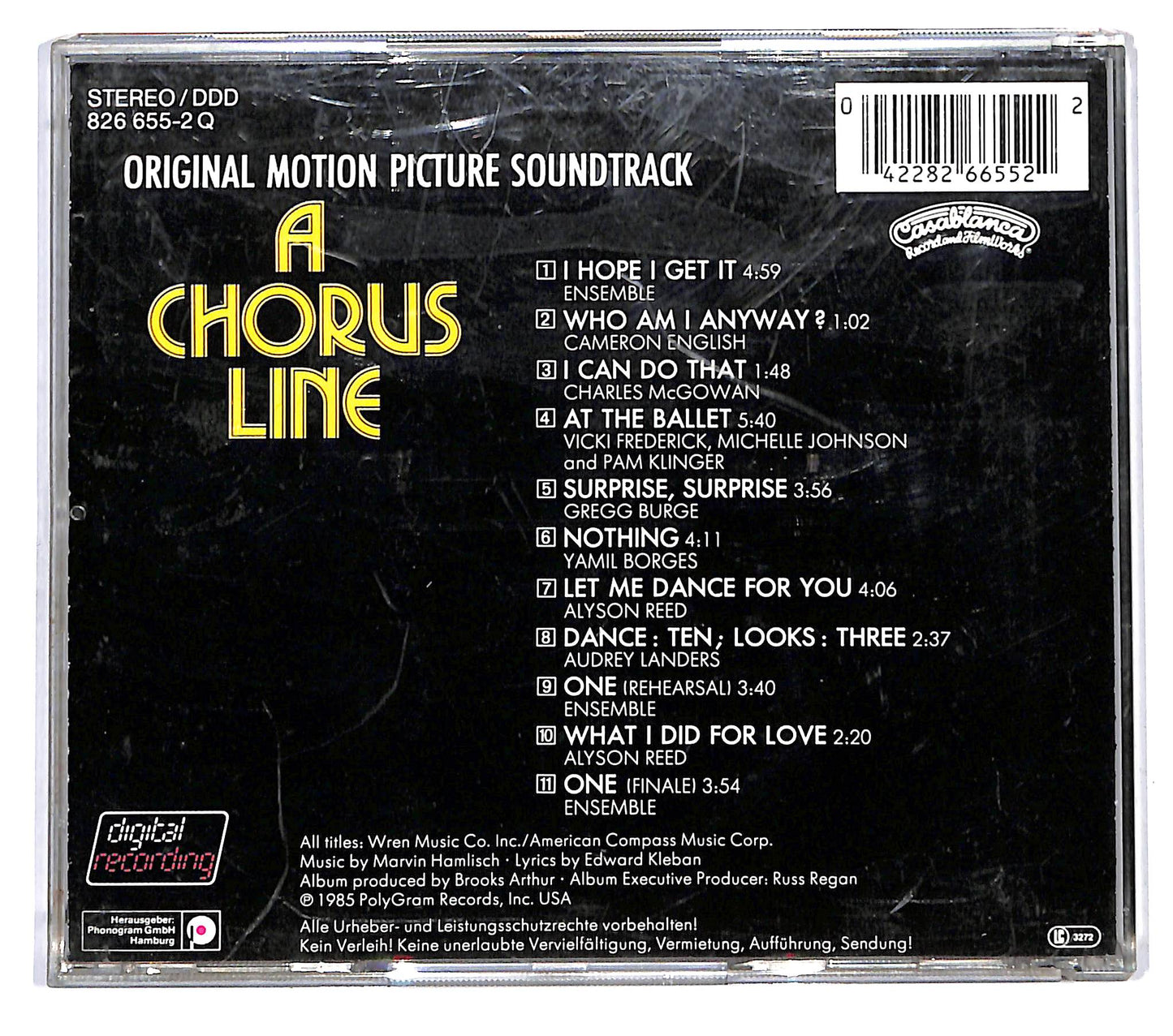 EBOND Various - A Chorus Line - Original Motion Picture Soundtrack CD CD120831