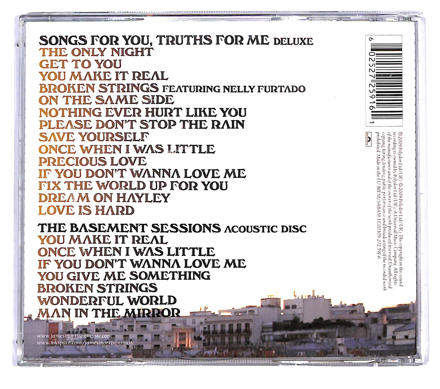 EBOND James Morrison (2) - Songs For You, Truths For Me CD CD120838