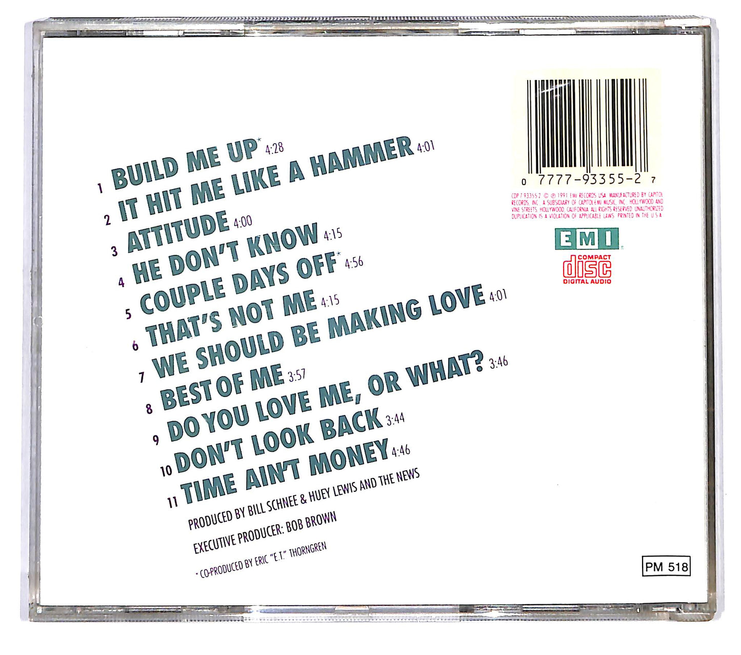 EBOND Huey Lewis And The News - Hard At Play CD CD120901