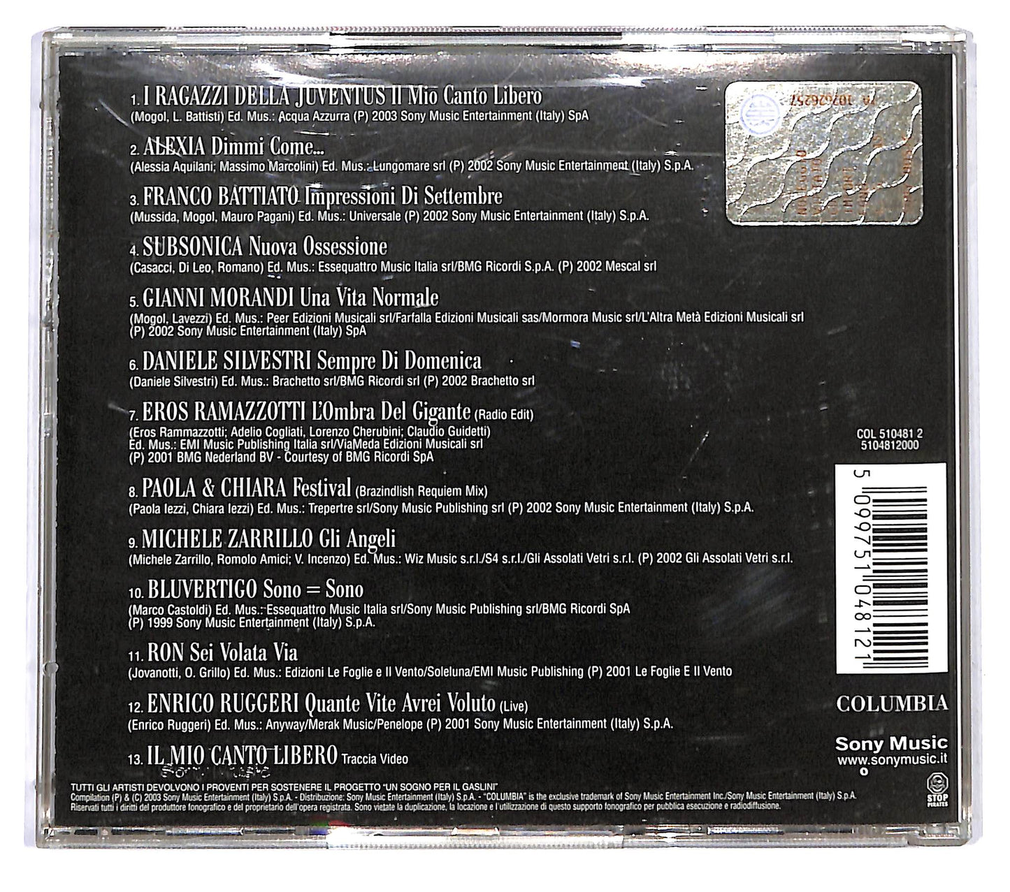 EBOND Various - Il Mio Canto Libero CD CD120925