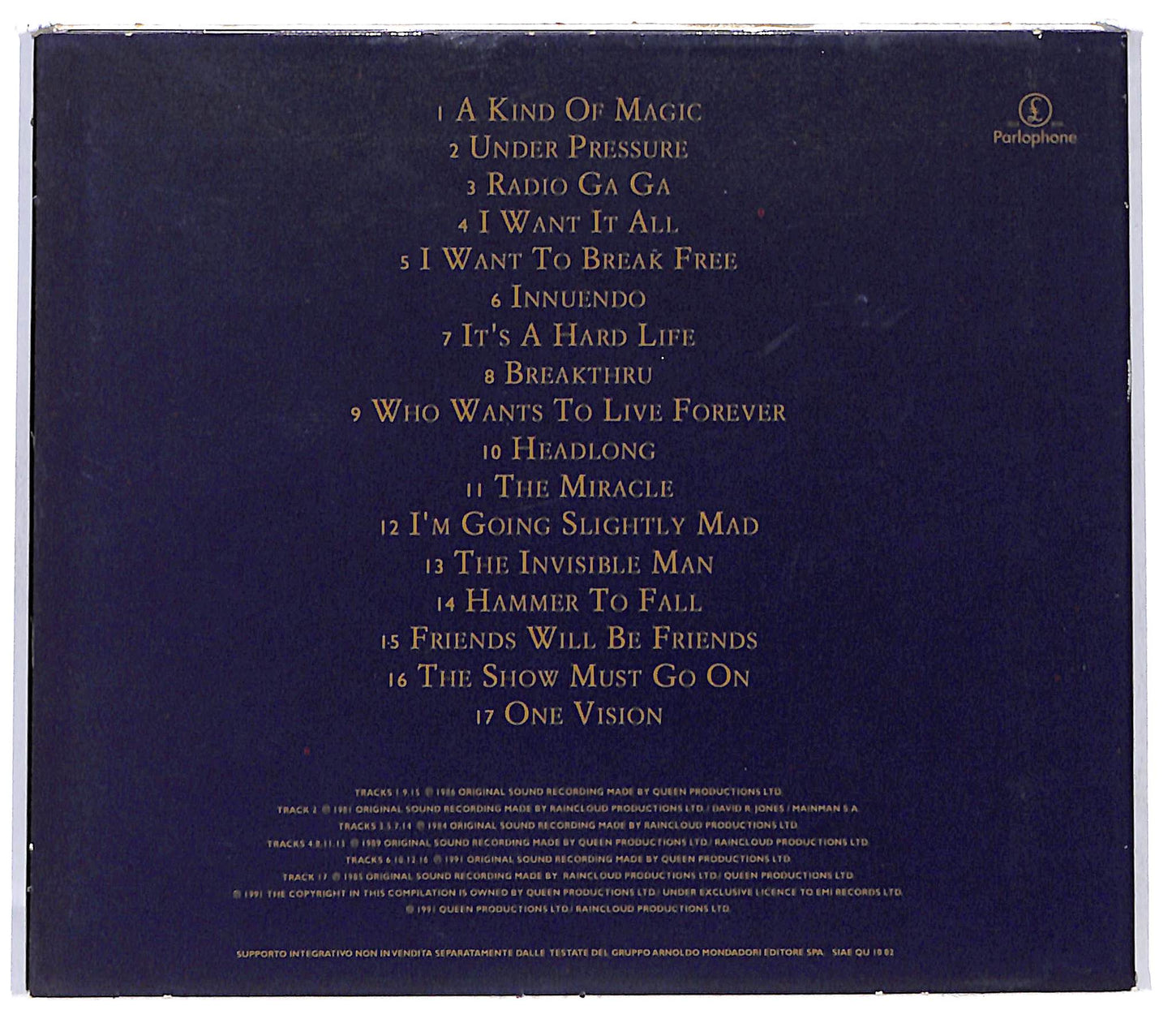 EBOND Queen - Greatest Hits II EDITORIALE CD CD120927