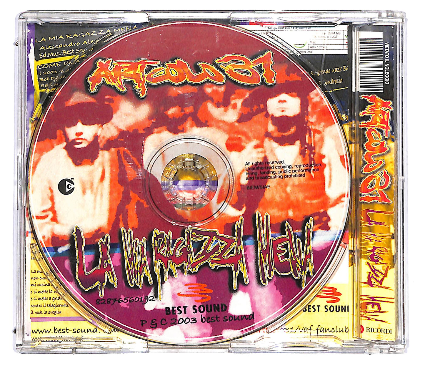 EBOND Articolo 31 - La Mia Ragazza Mena CD CD120931