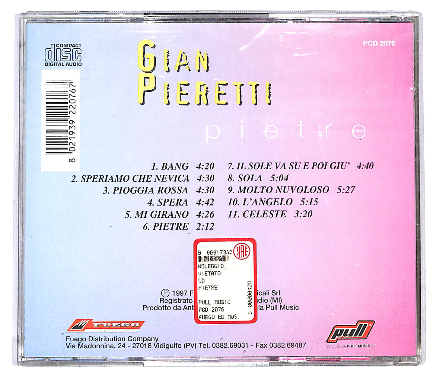 EBOND Gian Pieretti - Pietre CD CD120956