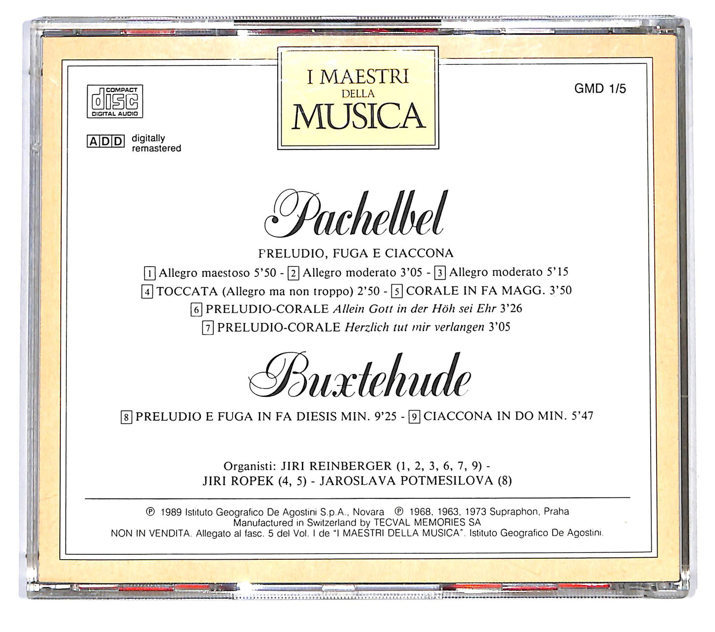 EBOND Pachelbel , Buxtehude - Pachelbel Buxtehude CD CD121003
