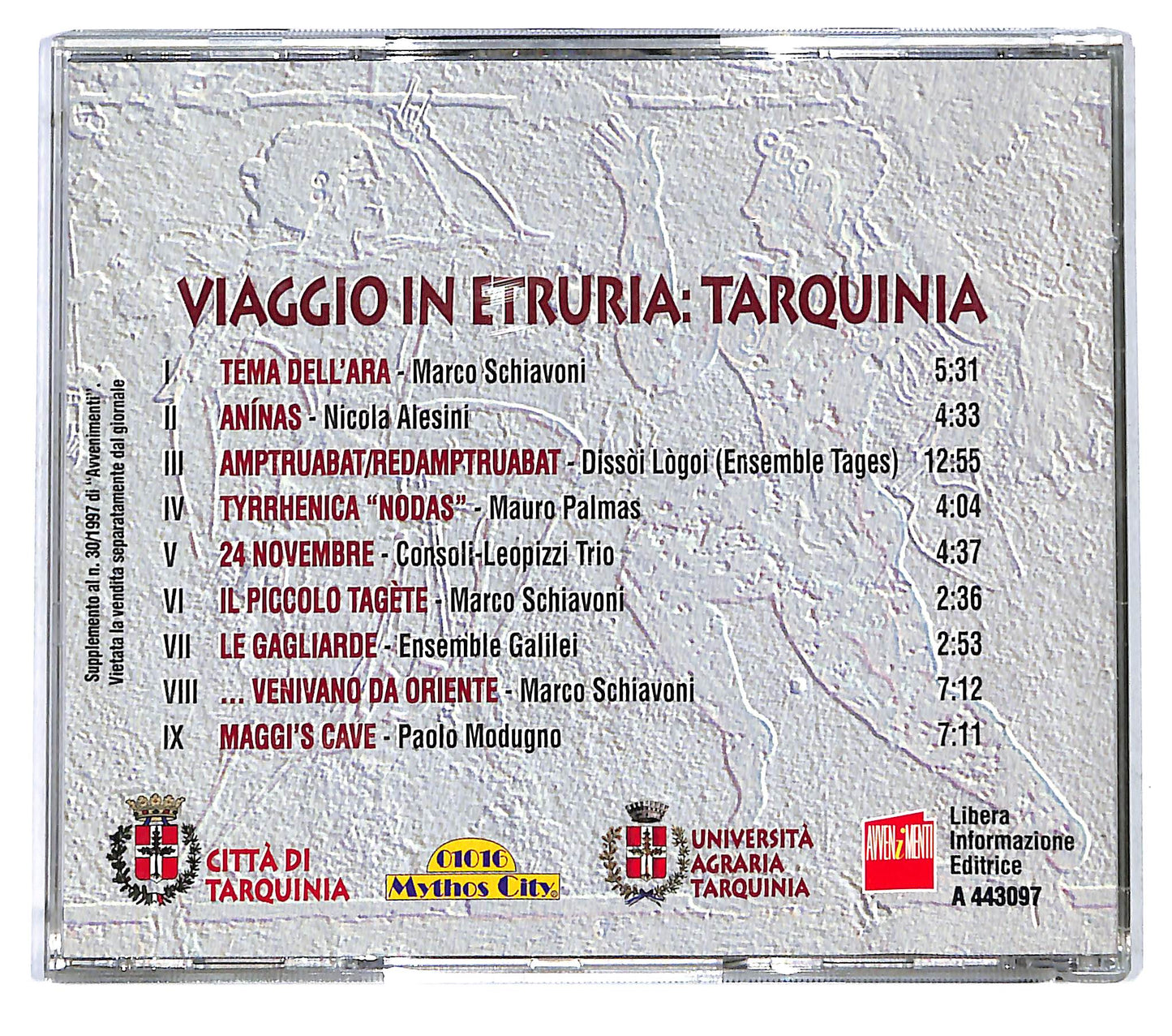 EBOND Various - Notturno Etrusco CD CD121022