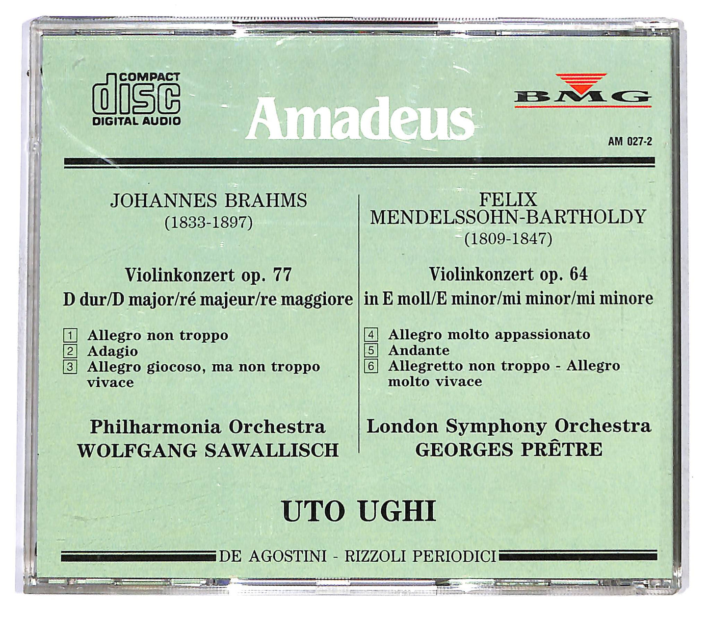EBOND Brahms / Mendelssohn - Violinkonzert Op. 77 CD CD121046