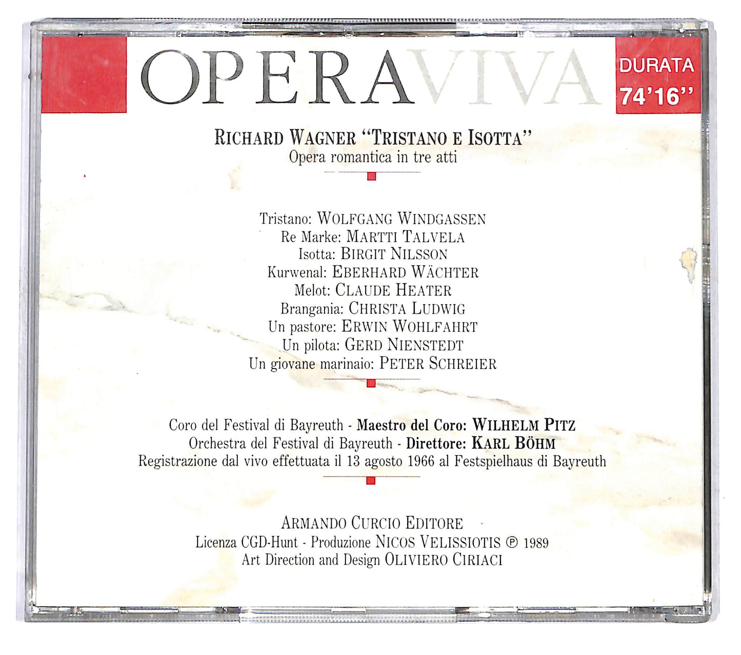EBOND Richard Wagner - Tristano E Isotta (Selezione) CD CD121108