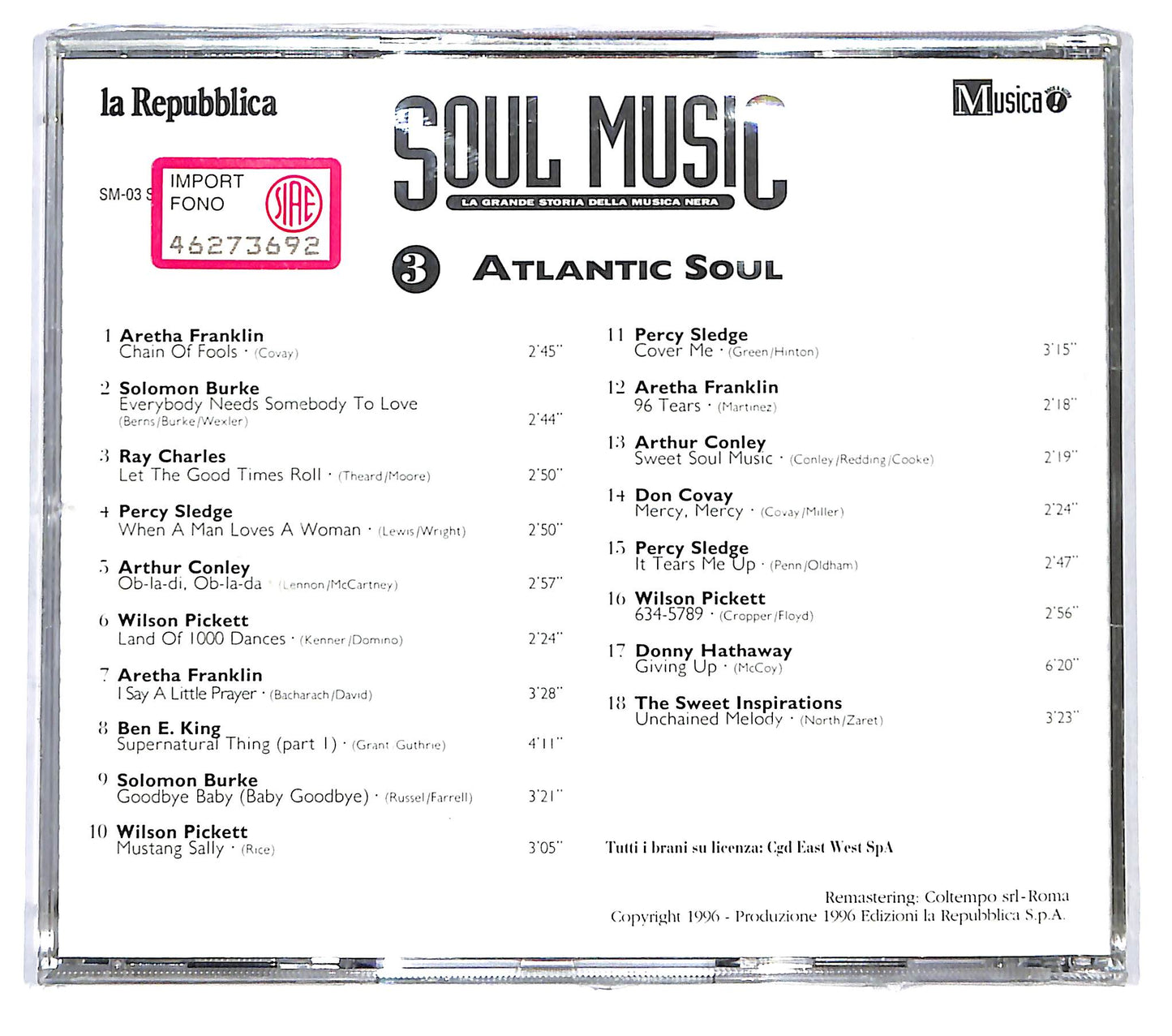 EBOND Various - Atlantic Soul EDITORIALE CD CD121127