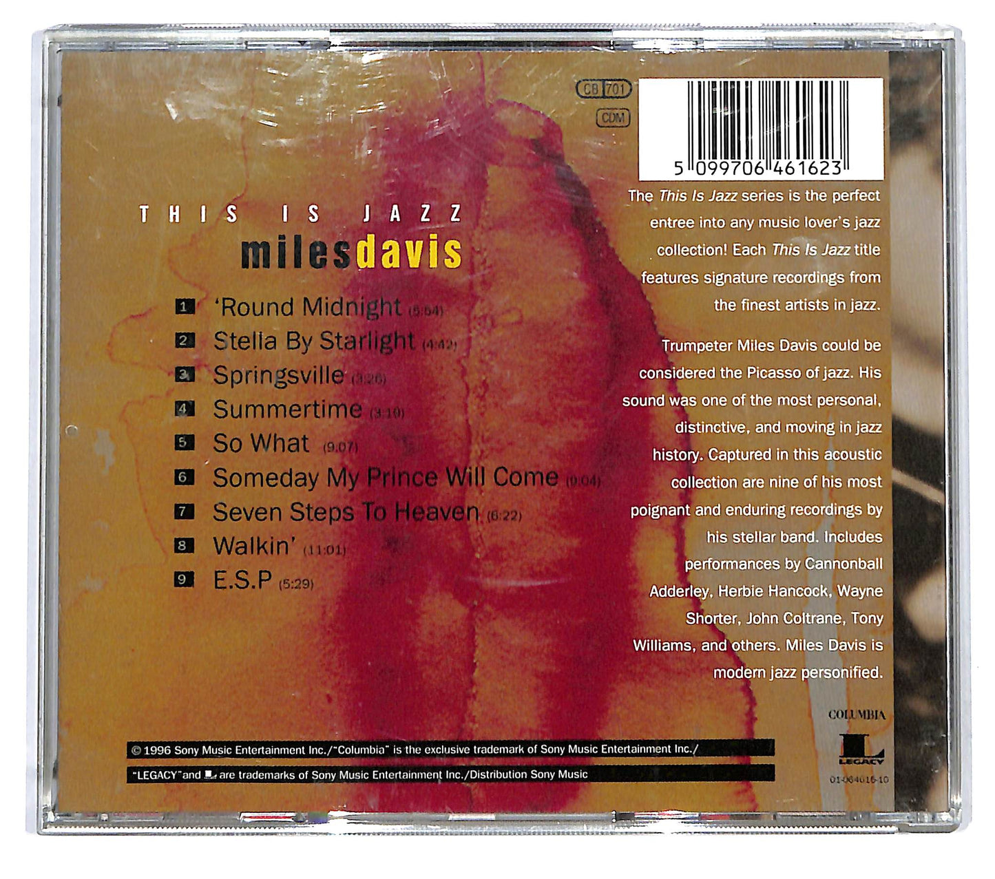 EBOND Miles Davis - This Is Jazz: Miles Davis Acoustic CD CD121146
